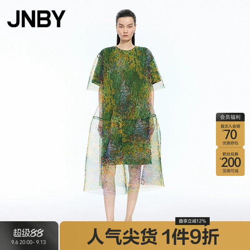 【秋冬上新】JNBY/江南布衣25秋连衣裙宽松圆领A型5P7G13620