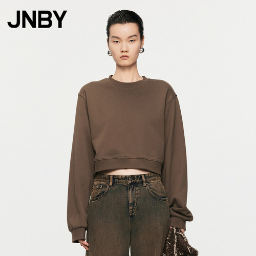 【淘宝专享】JNBY/江南布衣春秋卫衣女宽松圆领H型气质5O8410620