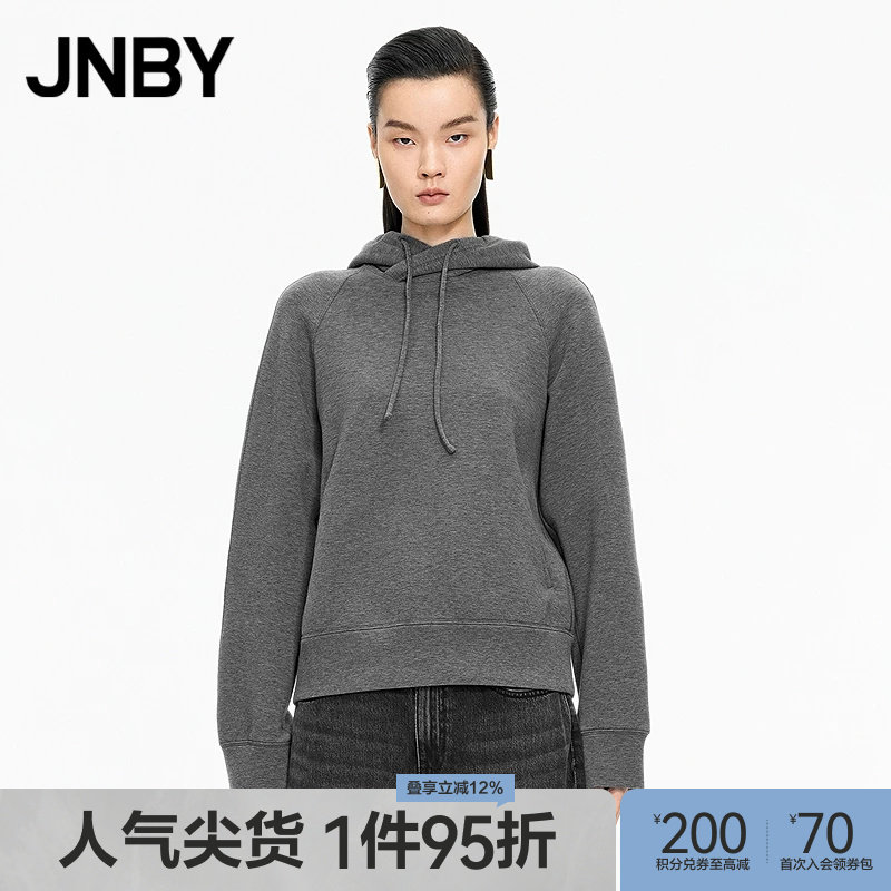 【秋冬上新】JNBY/江南布衣25冬新品卫衣连帽宽松套头5PA411760