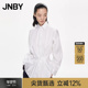 宽松收腰长袖 JNBY 江南布衣春夏衬衫 X型设计小众衬衣女