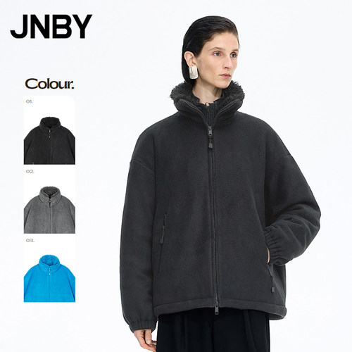 【秋冬上新】JNBY/江南布衣25冬新品羽绒服宽松立领长袖5P0C12400
