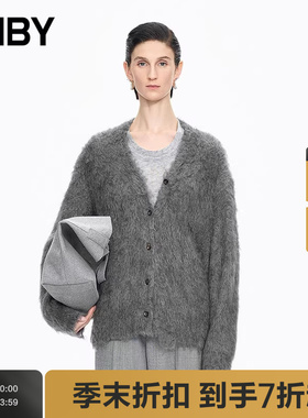 【商场同款】JNBY/江南布衣25冬新品毛针织衫直筒开襟5PA312520