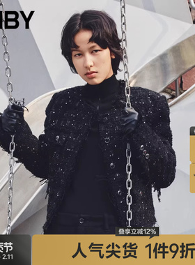 JNBY/江南布衣秋冬短款羽绒服女复古小香风休闲通勤外套5O0C14690