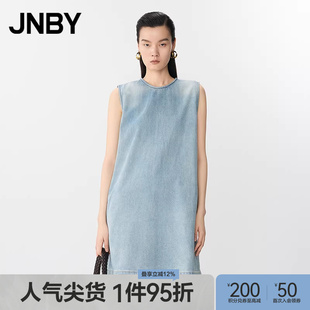 JNBY 季 末折扣 宽松A型5P4G10460 江南布衣春夏连衣裙无袖