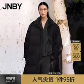 JNBY 江南布衣秋冬加厚长款 立领时髦休闲宽松羽绒服5OAC13280