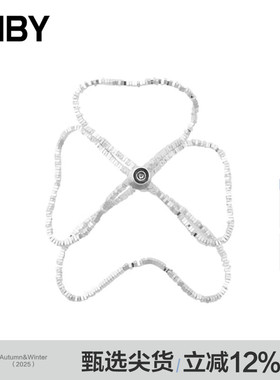 JNBY/江南布衣春秋耳环仿锡绣珠片不规则设计感时尚高级7O8K15470