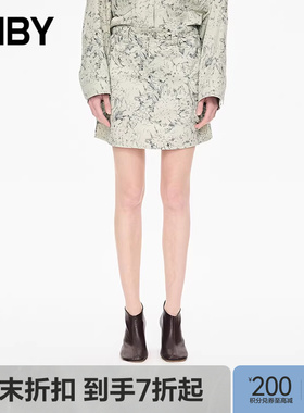 【商场同款】JNBY/江南布衣25秋新品半身裙女A型宽松5P7D10810