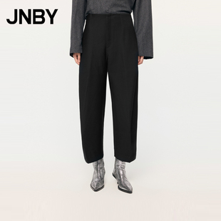 裤 JNBY 女宽松锥形通勤西装 江南布衣秋冬季 5N9E1340B 羊毛休闲裤