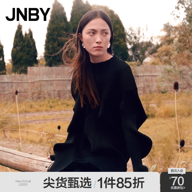 JNBY/江南布衣圆领套头毛针织衫
