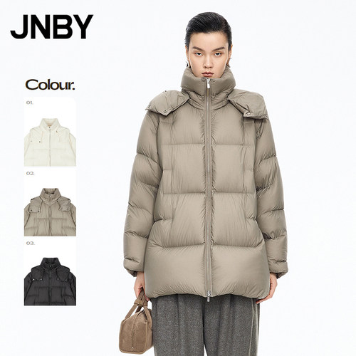 【秋冬上新】JNBY/江南布衣25冬新品羽绒服宽松H型长袖5PAC13960