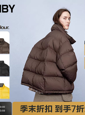 【商场同款】JNBY/江南布衣25冬新品羽绒服H型长袖立领5P0C14010