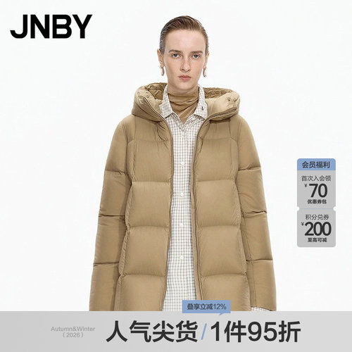 【秋冬上新】JNBY/江南布衣25冬新品羽绒服宽松连帽长袖5X0C10200