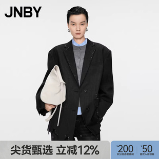 江南布衣春秋西装 早秋上新 JNBY 外套5O9712450 女宽松休闲长袖