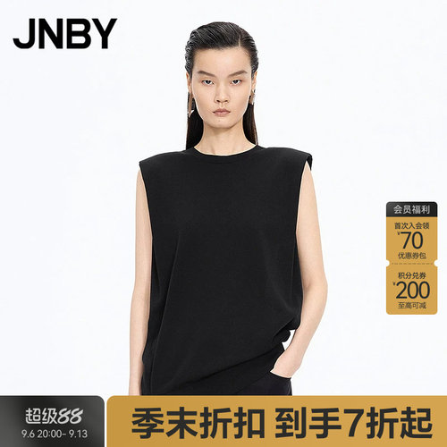 【季末折扣】JNBY/江南布衣26夏新品毛针织衫圆领套头5Q5313710