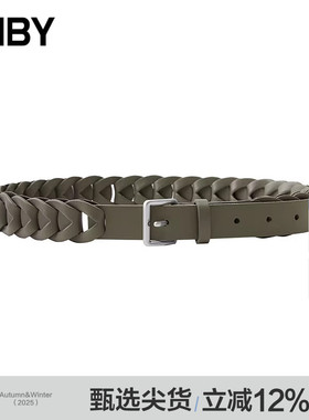 【早春上新】JNBY/江南布衣25春皮带编织腰带7P3K15480