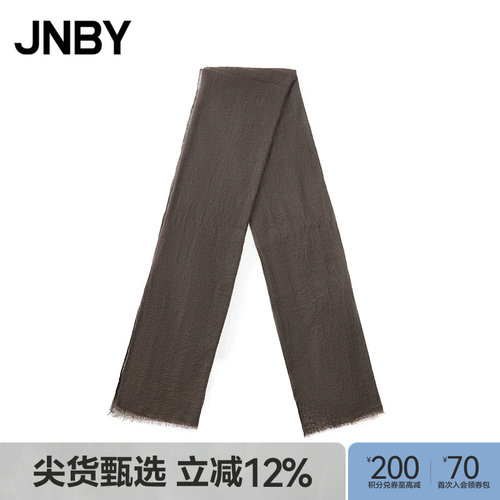【秋冬上新】JNBY/江南布衣25秋新品羊绒休闲时尚围巾7P9K10110