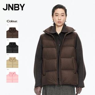 【秋冬上新】JNBY/江南布衣25冬新品羽绒服宽松A型无袖5P0C12220