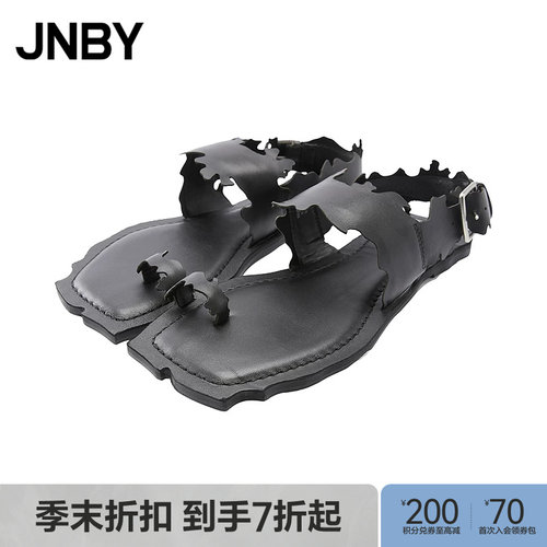 【季末折扣】JNBY/江南布衣26夏新品凉鞋方头7Q4M10350