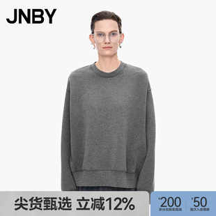 江南布衣25冬新品 商场同款 JNBY 5P0411950 卫衣套头圆领长袖