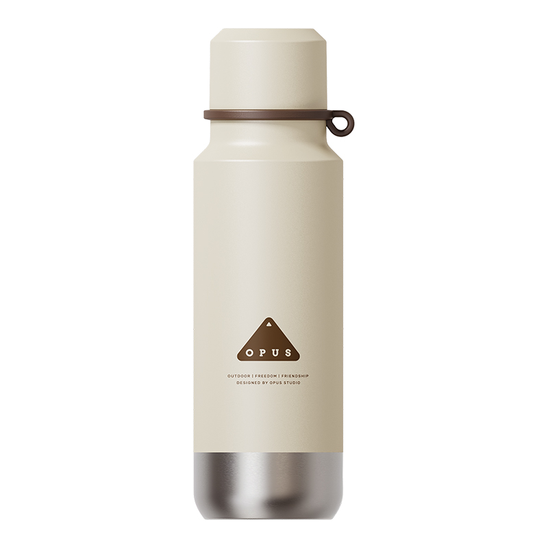 【好物体验专享】OPUS探险家保温杯杏仁白800mL