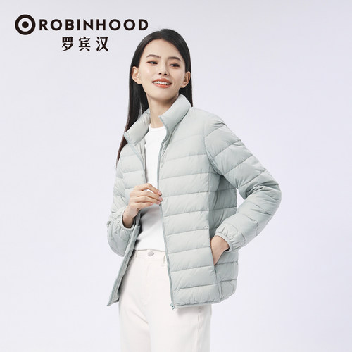 罗宾汉轻暖短款羽绒服