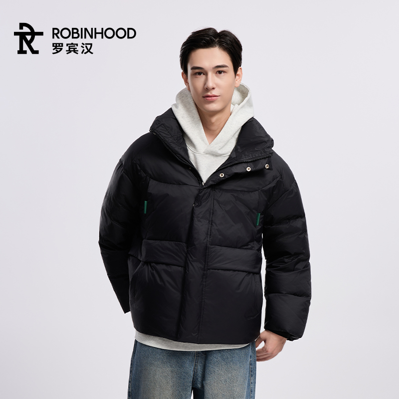 罗宾汉美式羽绒服男女同款宽松