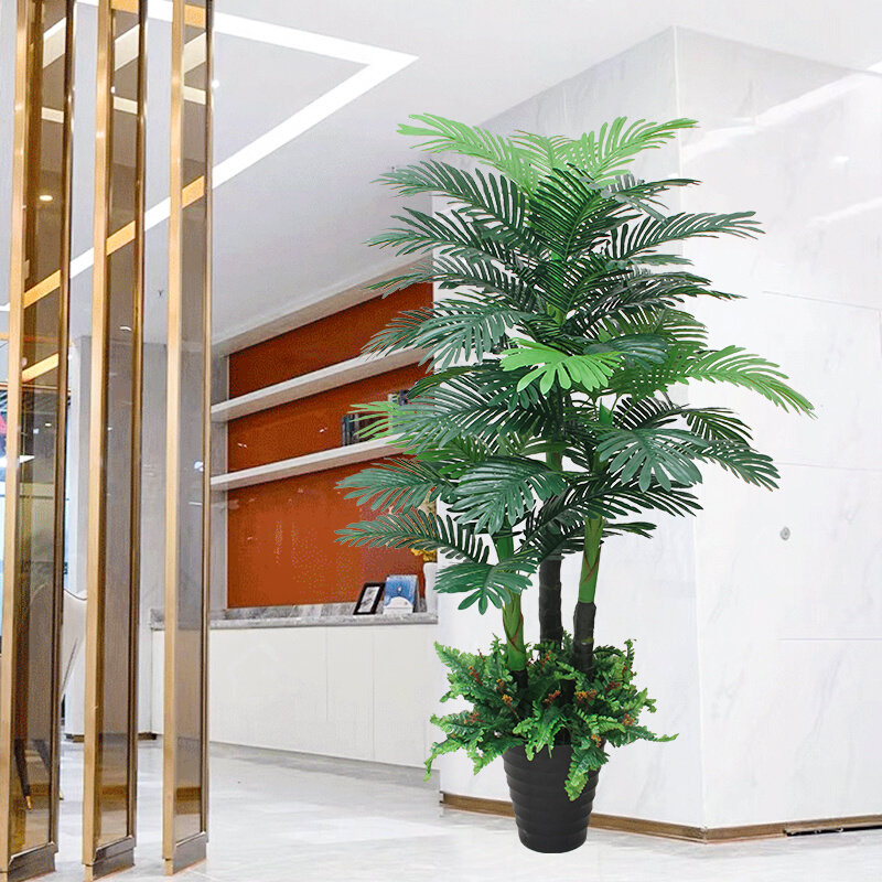 仿生绿植假树仿真树室p内装饰花假盆栽植物假假花客厅摆件大型葵