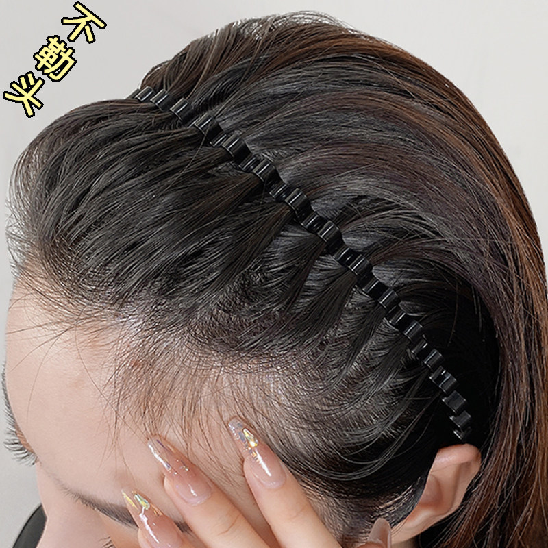 发卡发箍女洗脸敷面膜专用隐形不勒头发带化妆束发波浪不压发头箍