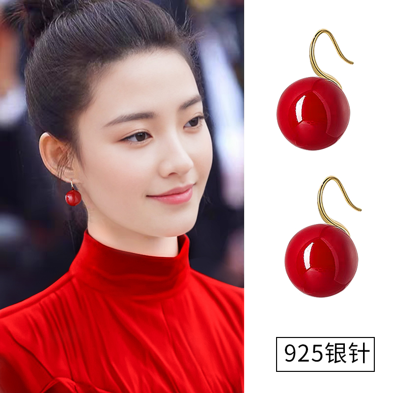 高级感时尚气质珍珠耳环