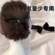 后脑勺发夹女2025新款 高端蝴蝶结发饰发量少夹子头饰一字夹弹簧夹
