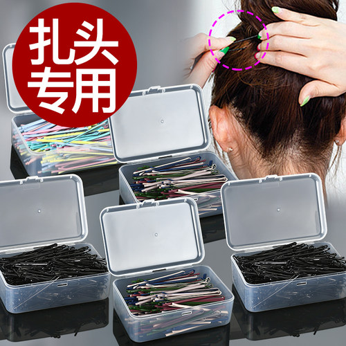 扎头发黑色小卡子夹子头饰