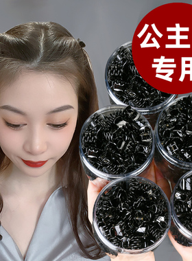 公主头小抓夹女黑色迷你头发小发夹子小爪精致碎发刘海新款发卡子