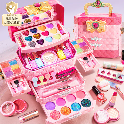 儿童化妆品套装无毒女孩可水洗