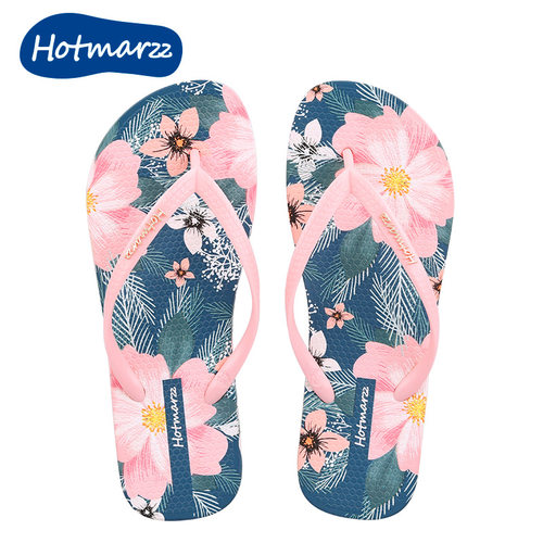 hotmarzz/黑玛花卉甜美平跟沙滩