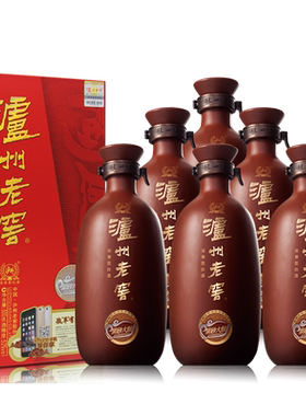 泸州老窖紫砂大曲红陶整箱浓香型