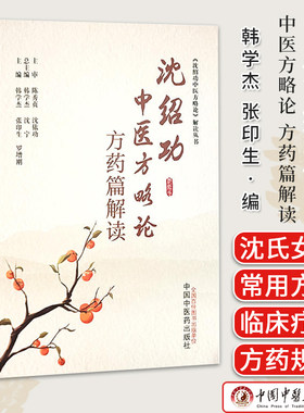 沈绍功中医方略论方药篇解读《沈绍功中医方略论》解读丛书 韩学杰 张印生 罗增刚 中医书籍 中国中医药出版社 9787513285001