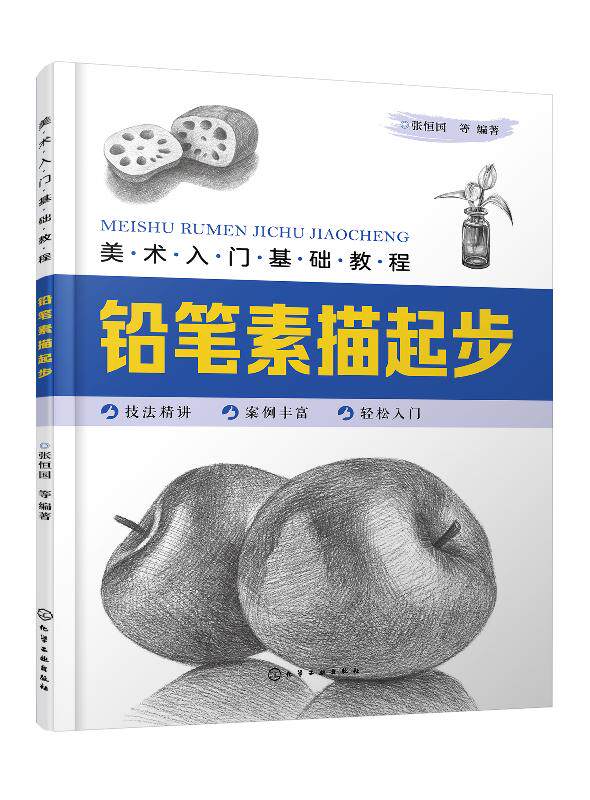 美术入门基础教程——铅笔素描起步 张恒国 化学工业出版社9787122365798