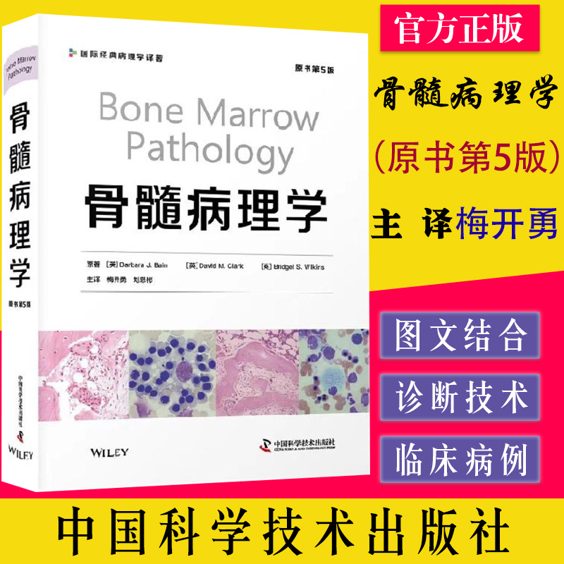 骨髓病理学（原书第5版） 梅开勇 刘恩彬主译 中国科学技术出版社 9787504696861