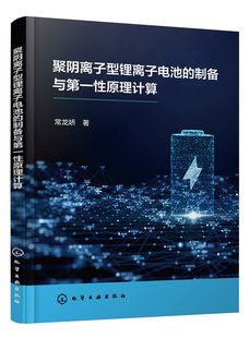 聚阴离子型锂离子电池的制备与第一性原理计算 常龙娇 聚阴离子型锂离子电池结构设计电极电解液构成 9787122438720 化学工业出版