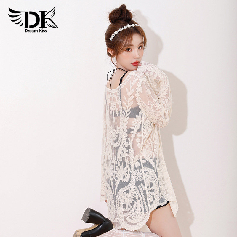 DK游泳衣女款2026新款性感遮肚显瘦高级感泡温泉分体三件套比基尼