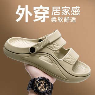 男户外 韩式 休闲双带凉鞋 男夏季 外穿运动开车两用青少年沙滩凉拖鞋