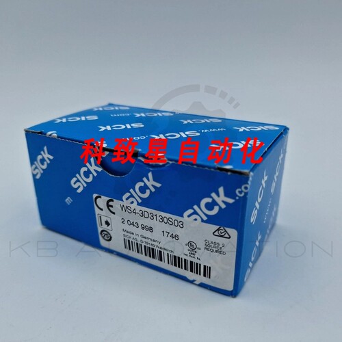 工业配件WS4-3D3130S03 2043998 对射光传感器范围:0.3.5M