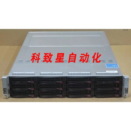 工业配件CSE-827 2 X 节点 4X E5-2620V4 128GB 12X 3.5英寸 SAS