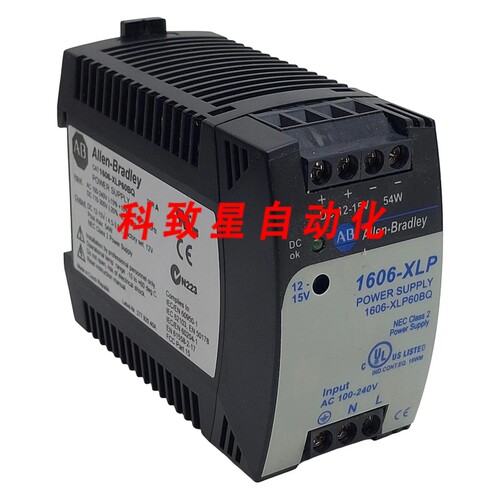 工业配件1606-XLP60BQ电源240VAC/300VDC输入4.5-3.6A 12-15VDC输
