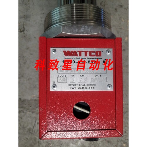 工业配件WATTCO 加热元件WH16-07IX24T-56460-1-2 600V 3PH 7.5KW