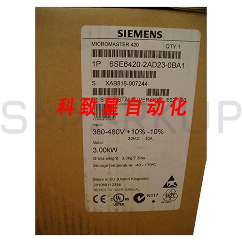 工业配件6SE6420-2AD23-0BA1 变频器