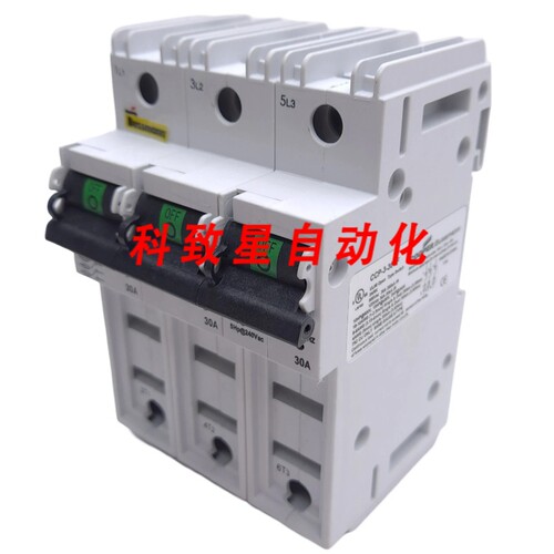 工业配件CCP-3-30CF 熔断开关600VAC/125VDC 30A 3-POLE