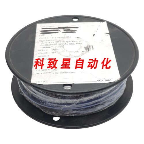工业配件COPPERFIELD 1015-10/105-D62 连接线10 GAUGE 600V 100F