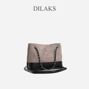 DILAKS迪莱克丝专柜正品 菱格链条包通勤轻奢感手提单肩包 2025新款