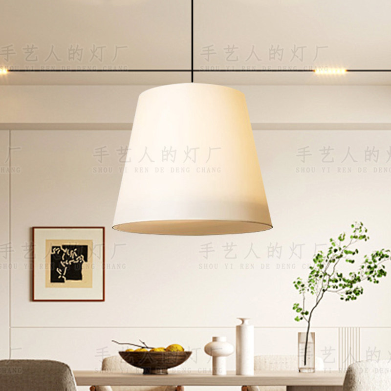 侘寂风餐厅餐饮包厢客厅书房民宿日式茶室卧室布艺氛围感装饰吊灯,家装灯饰光源,餐厅吊灯,淘宝优惠券,粉丝福利购,淘宝优惠卷